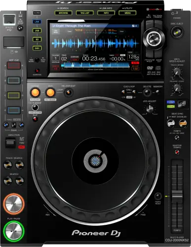 Pioneer DJ CDJ-2000NXS2 media player control panel, top view