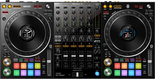 Pioneer DJ DDJ-1000SRT four channel Serato DJ controller, top view