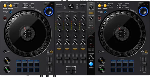 Pioneer DJ DDJ-FLX6 4-channel performance DJ controller control panel, top view