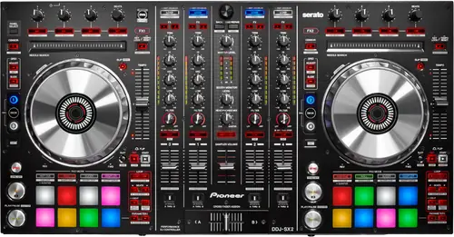 Pioneer DJ DDJ-SX2 four channel Serato DJ controller, top view