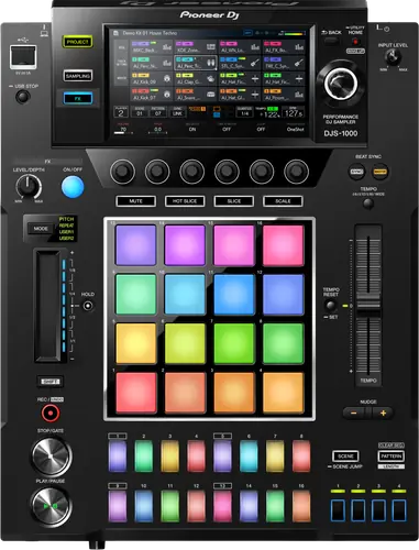 Pioneer DJ DJS-1000 standalone DJ sampler and step sequencer, top view