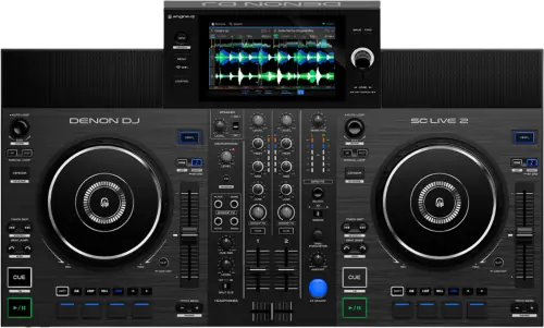Denon DJ SC LIVE 2 standalone DJ system, top view