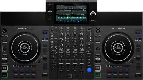 Denon DJ SC LIVE 4 standalone DJ system, top view