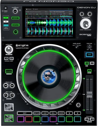 Denon DJ SC5000 PRIME standalone media player, top view