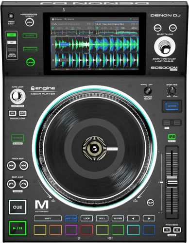 Denon DJ SC5000M PRIME standalone media player, top view