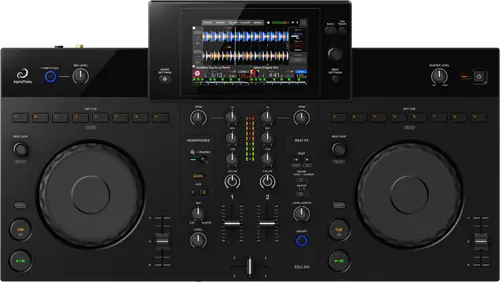 AlphaTheta XDJ-AN 2-channel all-in-one DJ system control panel, top view