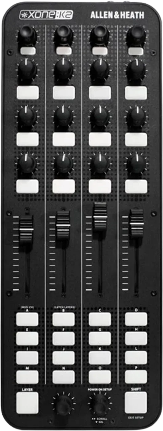 Allen & Heath Xone:K2 MIDI controller control surface, top view