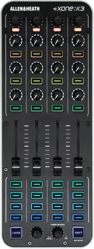 Allen & Heath Xone:K3 MIDI controller control surface, top view
